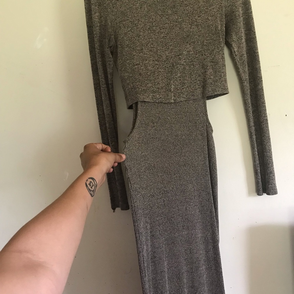 Tight Evening tan dress